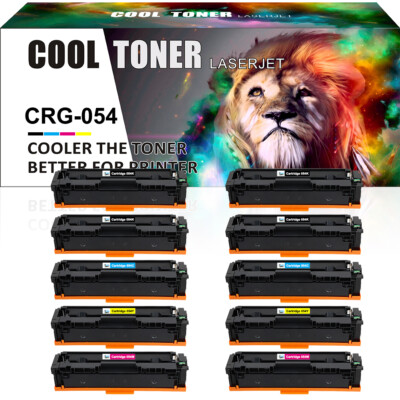 10 Toner für Canon 054 Color imageCLASS MF640 iSensys LBP640 MF642CDW LBP-623Cdw