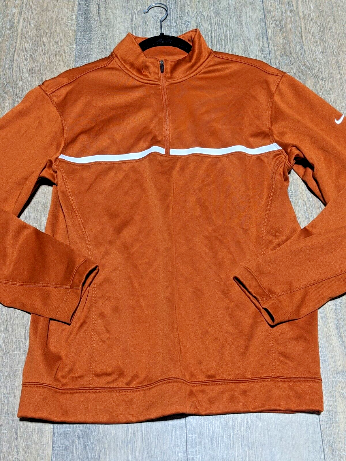 SACAI X NIKE Nike Golf Pullover Giacca Uomo Piccolo Arancione Manica Lunga 1 4 Zip Performance