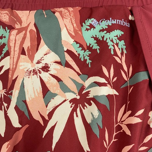 Columbia Sandy Shores Skort Skirt Medium Tropical Floral Omni-shade NWT SS-1543 - Picture 5 of 15