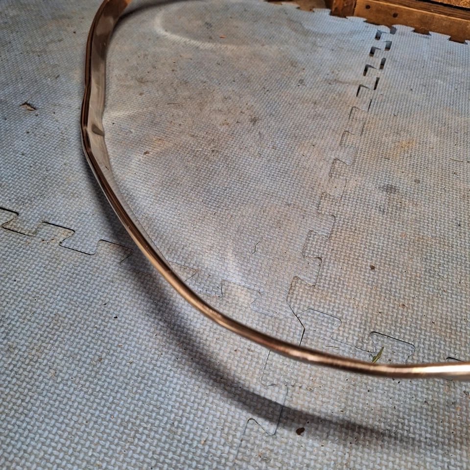 Pontiac Lemans 1973 rueda moldura moldura OEM GM #9630055 trasero izquierdo Foto 3 de 4