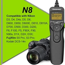 Camera Time Lapse Intervalometer Remote Shutter Release For Nikon Z8 Z9 D6 F90X