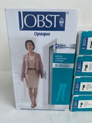 Jobst 115469 Opaque Espresso 20-30 mmHg Med Closed Toe Thigh Stockings