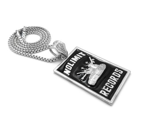 Neu No Limit Records Anhänger Box, Seil, Kubanische Kette Hip Hop Halskette XZP112 - Bild 11 von 33