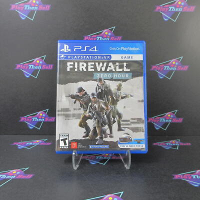 Refurbished Firewall Zero Hour PS4 PlayStation 4 PSVR Complete - Excellent Cond