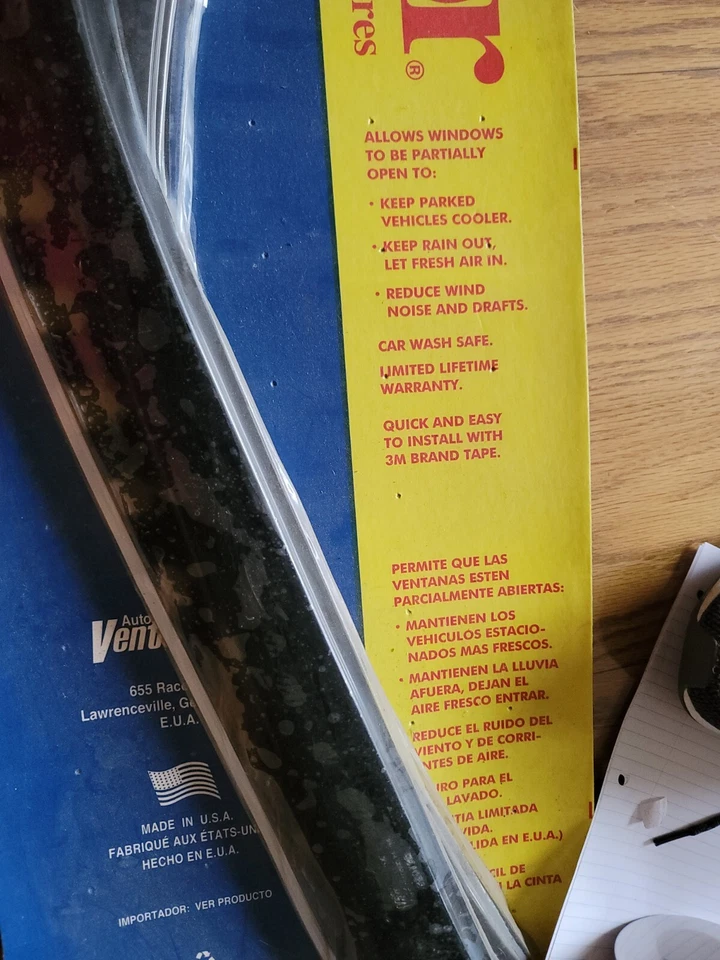 Deflector Ventvisor Auto Ventshade 92079 2 piezas. Foto 3 de 4