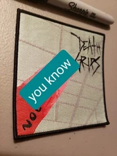 Death Grips Patch [Vinyl CD Cassette Shirt Hoodie Poster Art No Love Deep Web]