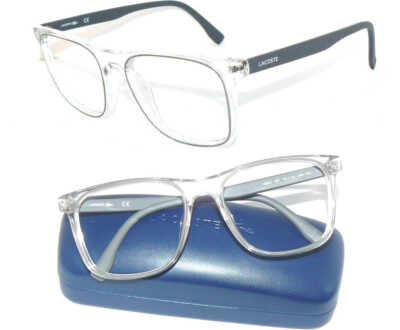 LACOSTE BRILLE TRANSPARENT GRAU L882S SONNENBRILLE DAMEN GESTELL HERREN  ETUI