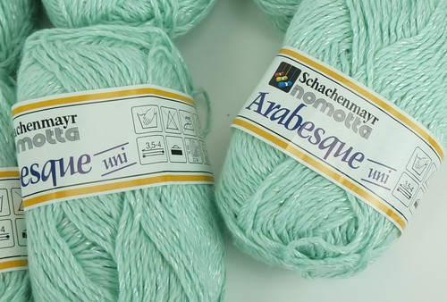 650 g Schachenmayr Arabesque uni turchese chiaro vintage anni 80 90 - Foto 2 di 5