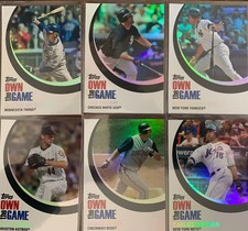 2007 TOPPS OWN THE GAME BASEBALL LOT OF 6 ALEX RODRIGUEZ ETC