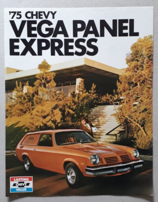 Chevrolet Vega Panel Express Van Leaflet / Brochure 1975