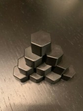 20 Pieces - 21mm 22mm 23mm Best Black Silicone Lug Nut Caps Covers