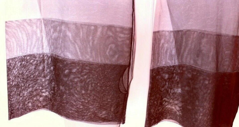 Винтажные ретро нейлоновые чулки кубинские Sassy La France #100 со швом чулочно-носочные изделия рассвет размер 9 новые в коробке - Изображение 3 из 4