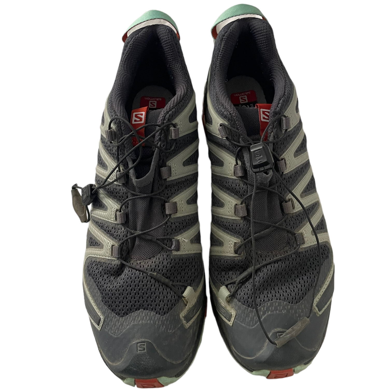 Scarpe da trail running da donna grigie Salomon XA Pro 3D V8 taglia 10 5