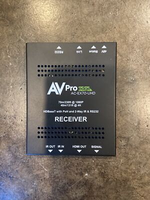 AV-PRO Edge AC-EX70-UHD TRANSMITTER No Power Cable- FOR PARTS