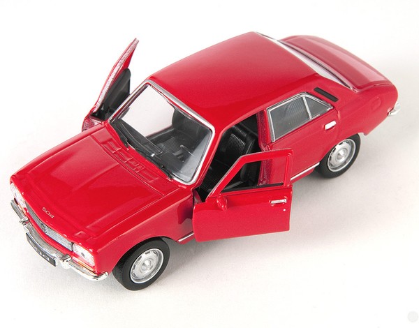 Blitz Versand Peugeot 504 1975 Rot / Red Welly Modell Auto 1:34 Neu & Ovp-image