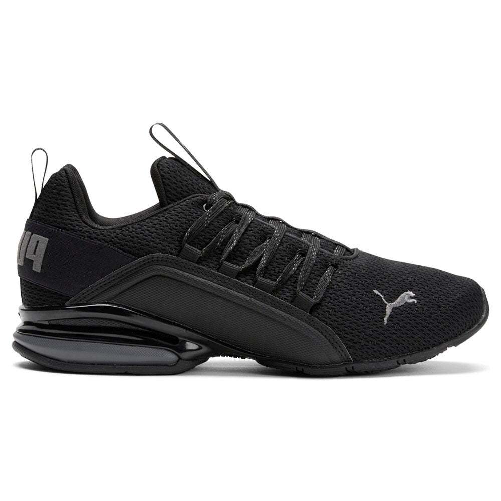 Puma Axelion Refresh Wide Mens Black Running Sneakers 37893501