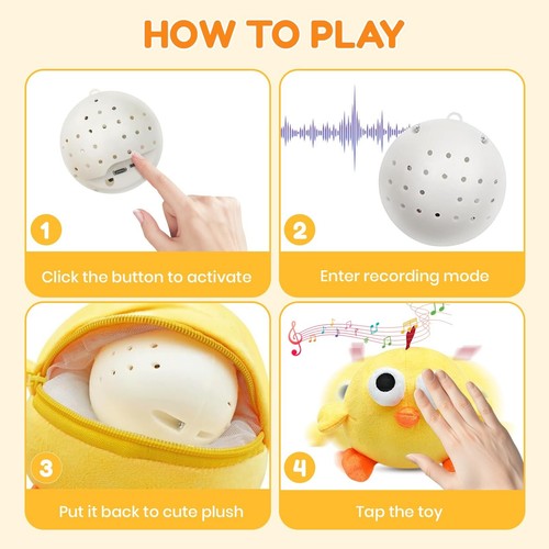 Active Moving Pet Plush Toy, Smart Interactive Dog Toy Pet Bouncing Balls, USB - Picture 6 of 7