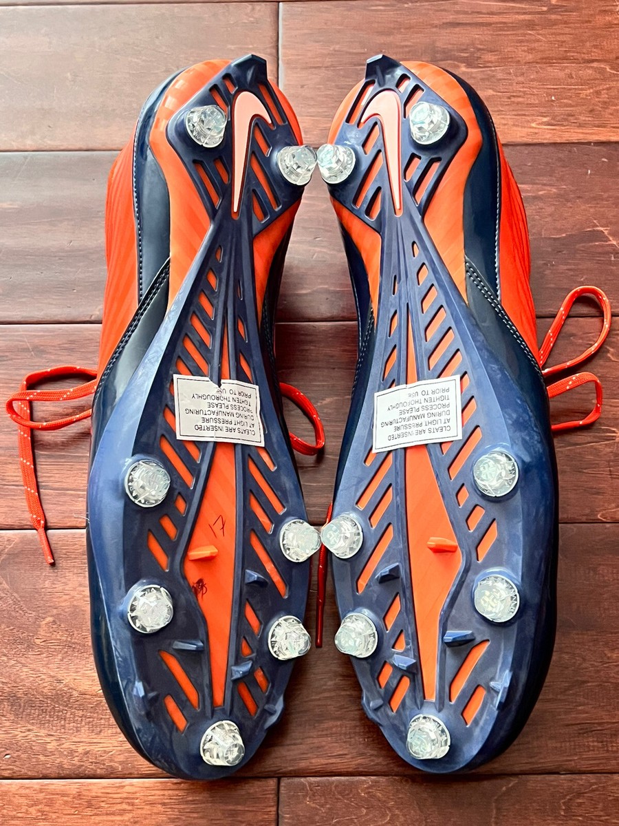 Nike 668854 810 Vapor Speed Orange Blue Mens 14 Football Practice