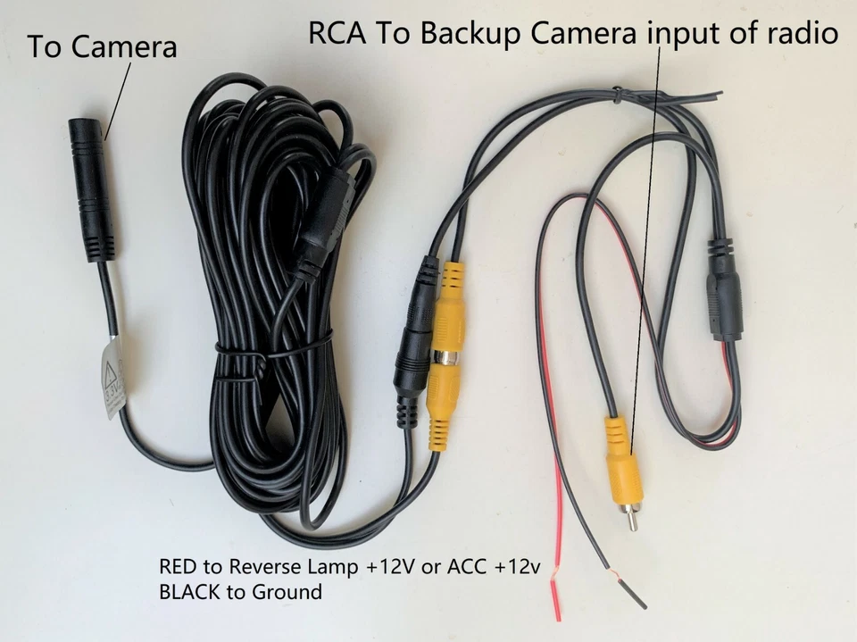 Backup Camera for Chevy Silverado GMC Sierra 07-14 with Pioneer Sony JVC Radios - Image 4 of 4
