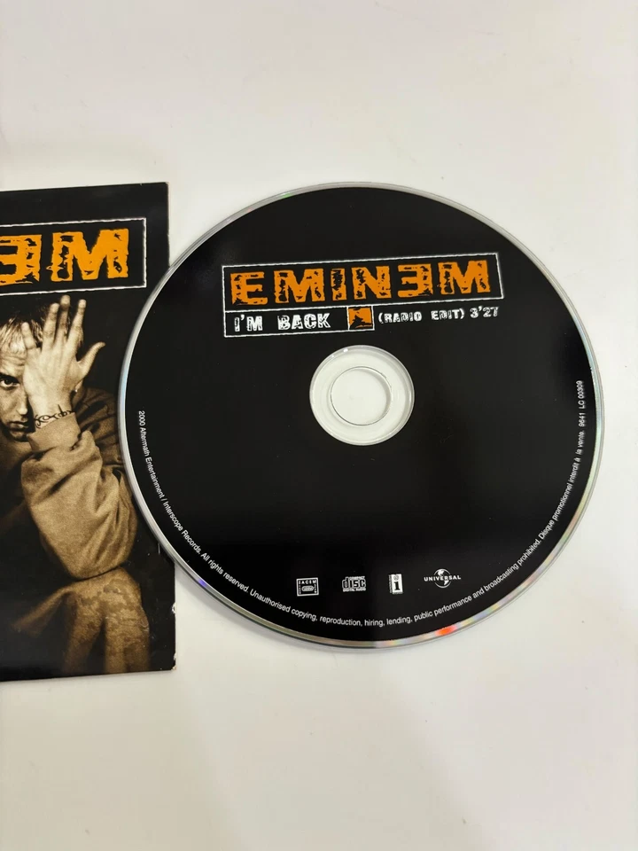 EMINEM I’M Back 2000 Version EU only 1-Track Promo CD 5 - Image 2 of 4