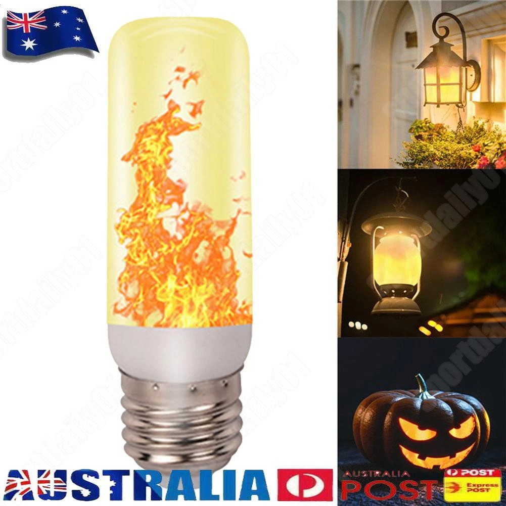 Led flickering sale flame bulb