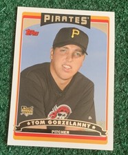 TOM GORZELANNY - 2006 TOPPS ROOKIE CARD # 315 - PITTSBURGH PIRATES - MLB. rookie card picture