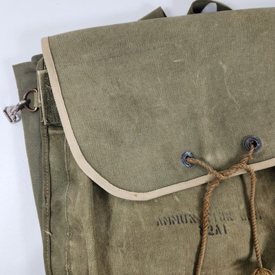 US Army Vintage Ammunition M2 Canvas Backpack Ammo Field Bag M2A1  