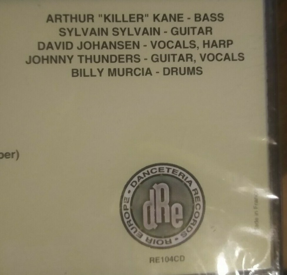 New York Dolls Lipstick Killers New Import Danceteria 104 UPC