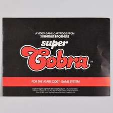 Super Cobra Atari 5200 Video Game Manual/Inst...
