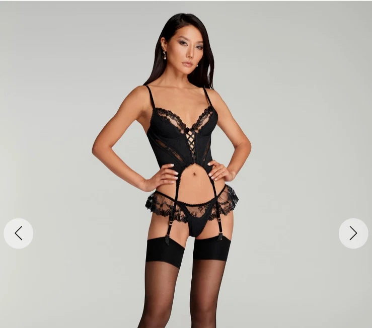 Agent Provocateur Moore Negro Vasco 36C (US$430) Foto 2 de 4