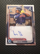 2024 Bowman - Chrome Prospect Autographs Isaiah Drake #CPA-ID (AU, RC)