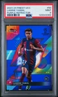2023-24 TOPPS FINEST UCC PURPLE REFRACTOR #50 LAMINE YAMAL ROOKIE 42/299 PSA 9