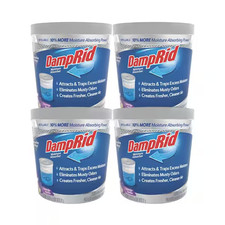  4-Pack Damprid Fresh Scent Moisture Absorber Odor Remover 11 Oz.