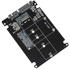 M.2 NGFF MSATA 2-in-1 to SATA Serial USB3.0 Adapter Cable SSD HDD Enclosure New