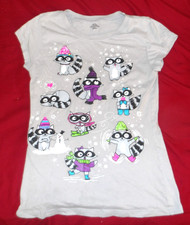 Raccoon Girls 10-12 Shirt