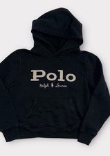 Polo Ralph Lauren Hoodie Sweatshirt Women's Size Small Black Pullover Sold out