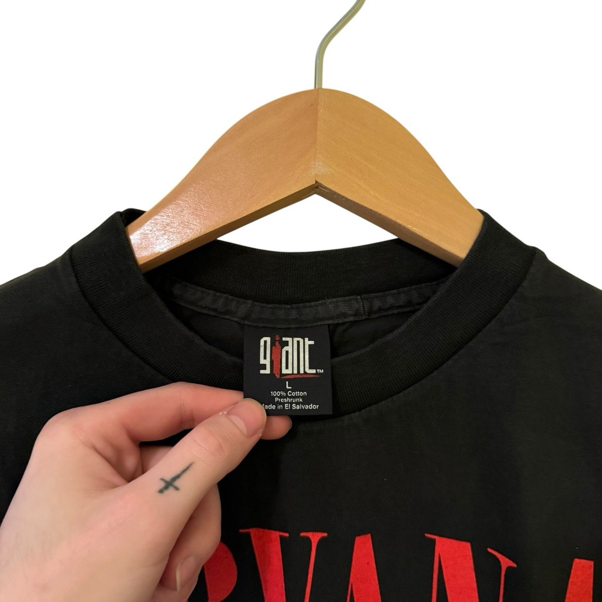 Nirvana Nevermind 90s RARE Vintage Reprint Single Stitch T-shirt