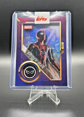 2025 Topps Marvel Studios Chrome Spider-Man Shadowbox Avengers | eBay