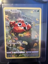 Crown Zenith Paras Galarian Gallery Ultra Rare Full Art Holo Card #GG32/GG70
