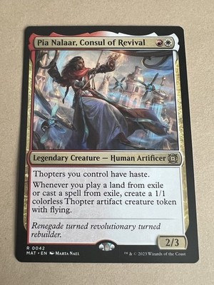 MTG - Pia Nalaar, Consul of Revival - March of the Machine: The Aftermath