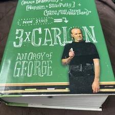 3 x Carlin: An Orgy of George  Good Hardcover Book 