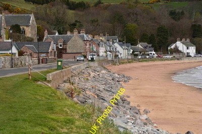 Foto A2 Rosemarkie: Sandstrand Fortrose mit Blick entlang der Küste a c2016