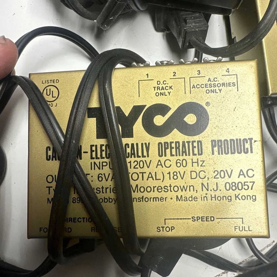 3-Tyco Model No. 899 V HO Vintage Train Transformer 18 V DC 20V AC Untested - Image 2 of 4