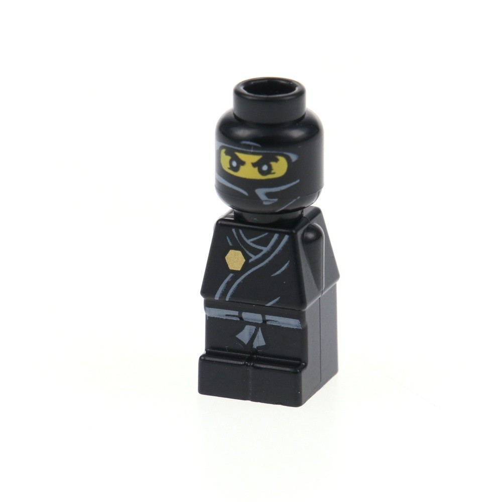 1X Lego Micro Figure Ninjago Cole Black Action Figure Board Game 3856 85863PB050