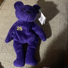 1998 Salvino's Bamm Beano s Purple Bear 25 w/Tag - Mark McGwire - Cardinals