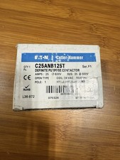 BRAND NEW Eaton Cutler-Hammer C25ANB130T 1-Pole Contactor 240/480/600V 30 FLA