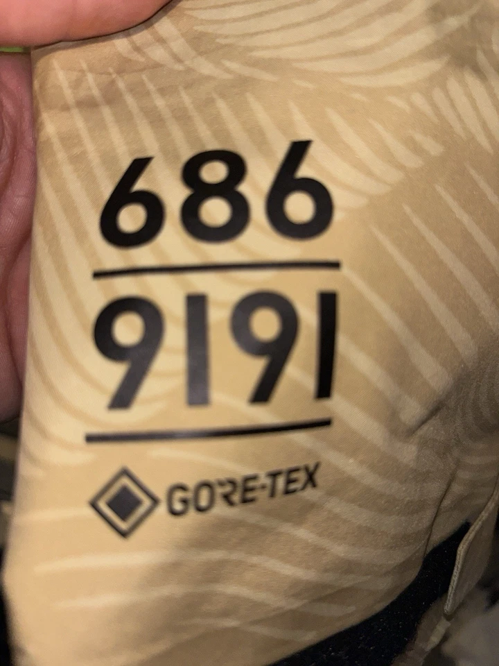 Chaqueta de snowboard 686 Gore Tex 3L ATV (L) duna amarilla polvorienta M3WN123-DYDN Foto 4 de 4