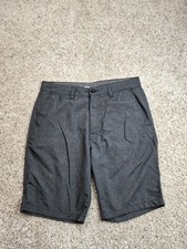 O'Neill Walking Chino Shorts Mens 34 Gray Casual 10" Inseam Pockets