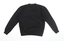Womens UK Size S PRETTYLITTLETHING Black Pullover Sweatshirt