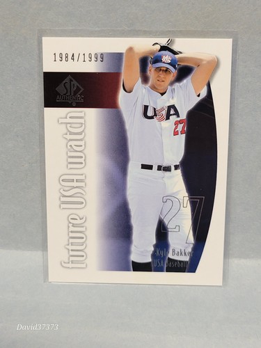Kyle Bakker #USA10 2002 SP Authentic USA Baseball card